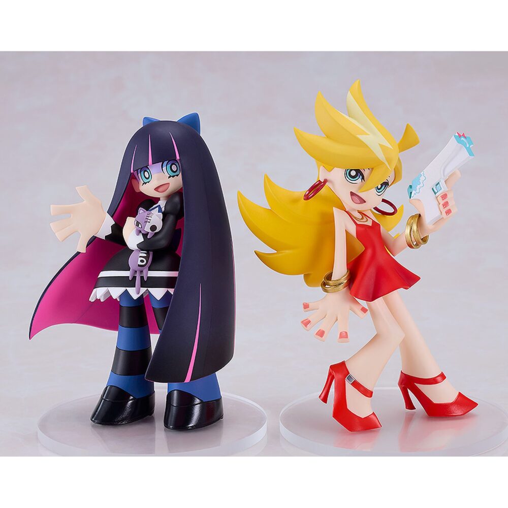 Stocking panty & stocking with garterbelt pop up parade. Good smile company suma a su linea pop up parade la figura de stocking anarchy, protagonista del anime "panty and stocking with garterbelt". El personaje se presenta con un diseño divertido y con su gato de peluche honekoneko en brazos. Mide aproximadamente 15 cm de alto y cuenta con una base redonda transparente para su exposición. Ideal para exponer con su hermana panty panty & stocking with garterbelt pop up parade (se venden por separado).
