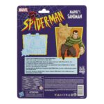 SANDMAN SPIDER-MAN MARVEL LEGENDS RETRO SERIES RE-RUN. Hasbro incorpora a la línea retro de Marvel Legends esta figura de Sandman ("El Hombre de Arena" en España), inspirada en uno de los principales antagonistas de los cómics de “Spider-Man”. Con su apariencia retro y acabados premium, tiene una altura aproximada de 15 cm, con múltiples articulaciones para recrear diferentes poses. Incluye los siguientes accesorios: 1x cabeza alternativa y 4x puños con efectos de arena, entre ellos, uno con forma de maza con pinchos. Se presenta en un blíster con estética retro. UNIDADES LIMITADAS.