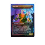 MAN-WOLF MARVEL LEGENDS MAGIC: THE GATHERING. Hasbro incorpora a su colección Marvel Legends esta figura de Man-Wolf con daños de batalla, inspirada en el personaje de los comics de Marvel. Con más de 20 puntos de articulación y una altura de 15 cm, cuenta con diferentes accesorios: 2x manos intercambiables, 1x espada sagrada de Stargod, 1x arco, 1x flecha y 1x carcaj. Al tratarse de una colaboración entre Hasbro y Wizards of the Coast se incluye la carta de doble cara metalizada exclusiva "Colonel John Jameson / Man-Wolf" para el juego de cartas coleccionables Magic: The Gathering. Se presenta en una caja ilustrada con ventana. UNIDADES LIMITADAS.