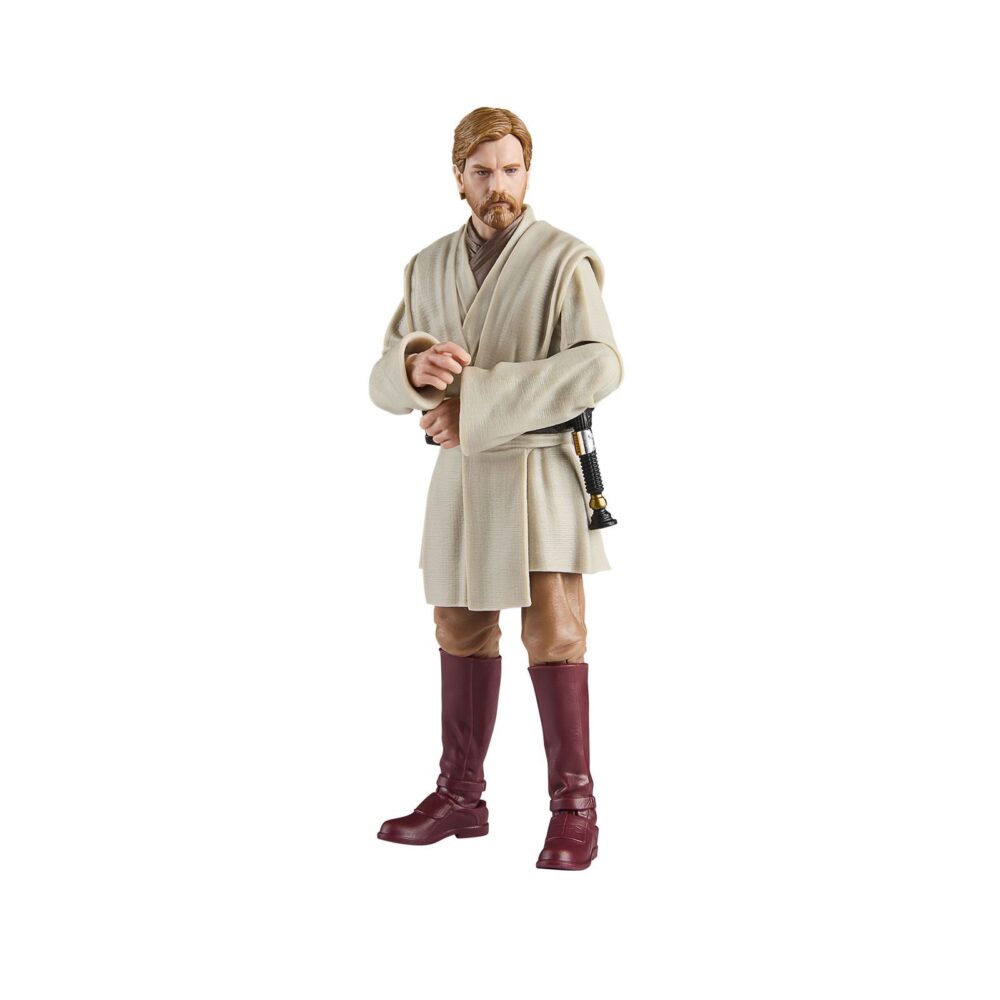 Obi-wan kenobi black series star wars revenge of the sith. Hasbro presenta dentro de la colección the black series la figura de obi-wan kenobi, basada en su papel en "star wars: revenge of the sith" ("star wars: la venganza de los sith" en españa). Mide 15 cm y cuenta con múltiples puntos de articulación para recrear escenas de acción. Incluye su icónico sable de luz como accesorio. El diseño fotorrealista aporta gran fidelidad al personaje. Se presenta en una caja con ventana. Unidades limitadas.