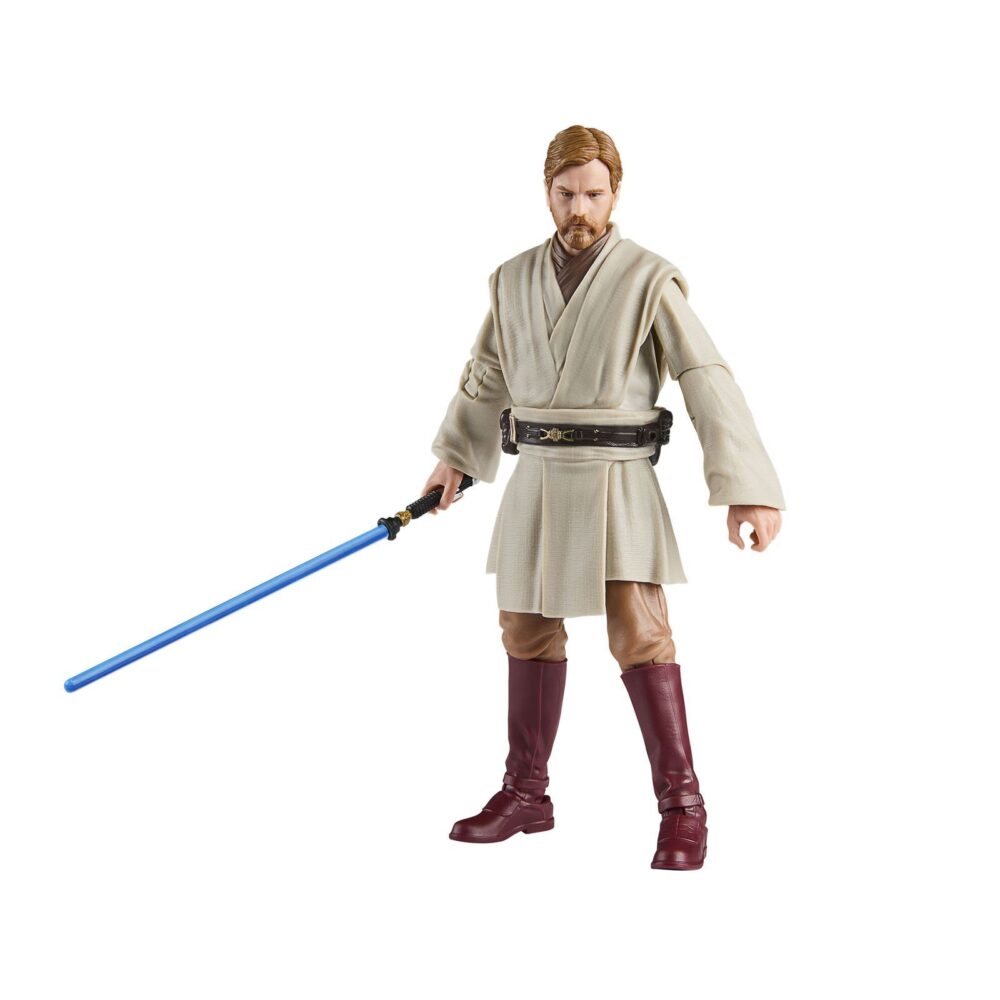 Obi-wan kenobi black series star wars revenge of the sith. Hasbro presenta dentro de la colección the black series la figura de obi-wan kenobi, basada en su papel en "star wars: revenge of the sith" ("star wars: la venganza de los sith" en españa). Mide 15 cm y cuenta con múltiples puntos de articulación para recrear escenas de acción. Incluye su icónico sable de luz como accesorio. El diseño fotorrealista aporta gran fidelidad al personaje. Se presenta en una caja con ventana. Unidades limitadas.