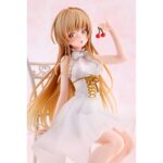 MAHIRU SHIINA TEA PARTY THE ANGEL NEXT DOOR SPOILS ME ROTTEN 1/7. Kadokawa presenta la figura de Mahiru Shiina, la protagonista del anime "The Angel Next Door Spoils Me Rotten". Mide aproximadamente 20 cm a escala 1/7. La figura está basada en una ilustración que la muestra disfrutando de unas cerezas en una fiesta de té, dibujada especialmente para la lotería japonesa Kujibikido. Su cabello y su falda de tul están hechos con piezas transparentes con suaves degradados. Cuenta con una base redonda blanca para exponer.