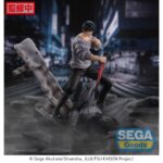 TOJI FUSHIGURO ENCOUNTER JUJUTSU KAISEN FIGURIZM. Sega reincorpora a su colección Figurizmα la versión Ecounter de la figura de Toji Fushiguro. Está basada en su aspecto en el anime "Jujutsu Kaisen". Mide aproximadamente 20 cm y está fabricada en PVC. Representa al personaje en pleno combate. Ideal para exponerla junto a MEGUMI FUSHIGURO ENCOUNTER JUJUTSU KAISEN FIGURIZM (se venden por separado).