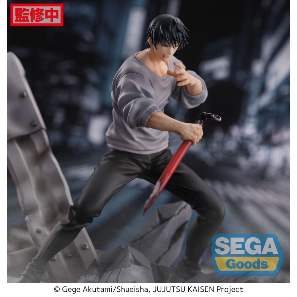 Toji fushiguro encounter jujutsu kaisen figurizm. Sega reincorpora a su colección figurizmα la versión ecounter de la figura de toji fushiguro. Está basada en su aspecto en el anime "jujutsu kaisen". Mide aproximadamente 20 cm y está fabricada en pvc. Representa al personaje en pleno combate. Ideal para exponerla junto a megumi fushiguro encounter jujutsu kaisen figurizm (se venden por separado).