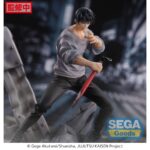 TOJI FUSHIGURO ENCOUNTER JUJUTSU KAISEN FIGURIZM. Sega reincorpora a su colección Figurizmα la versión Ecounter de la figura de Toji Fushiguro. Está basada en su aspecto en el anime "Jujutsu Kaisen". Mide aproximadamente 20 cm y está fabricada en PVC. Representa al personaje en pleno combate. Ideal para exponerla junto a MEGUMI FUSHIGURO ENCOUNTER JUJUTSU KAISEN FIGURIZM (se venden por separado).