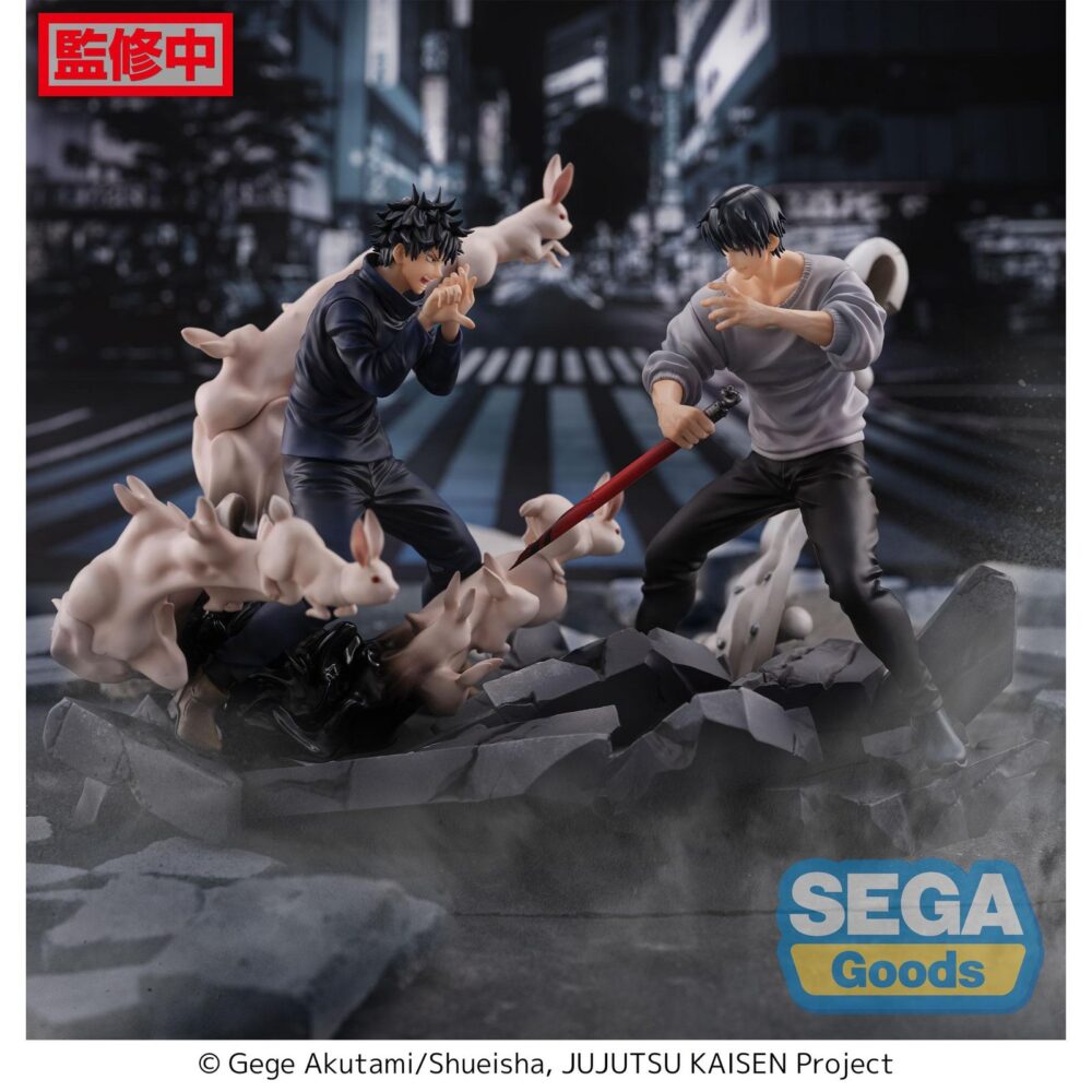 Toji fushiguro encounter jujutsu kaisen figurizm. Sega reincorpora a su colección figurizmα la versión ecounter de la figura de toji fushiguro. Está basada en su aspecto en el anime "jujutsu kaisen". Mide aproximadamente 20 cm y está fabricada en pvc. Representa al personaje en pleno combate. Ideal para exponerla junto a megumi fushiguro encounter jujutsu kaisen figurizm (se venden por separado).