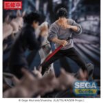 TOJI FUSHIGURO ENCOUNTER JUJUTSU KAISEN FIGURIZM. Sega reincorpora a su colección Figurizmα la versión Ecounter de la figura de Toji Fushiguro. Está basada en su aspecto en el anime "Jujutsu Kaisen". Mide aproximadamente 20 cm y está fabricada en PVC. Representa al personaje en pleno combate. Ideal para exponerla junto a MEGUMI FUSHIGURO ENCOUNTER JUJUTSU KAISEN FIGURIZM (se venden por separado).