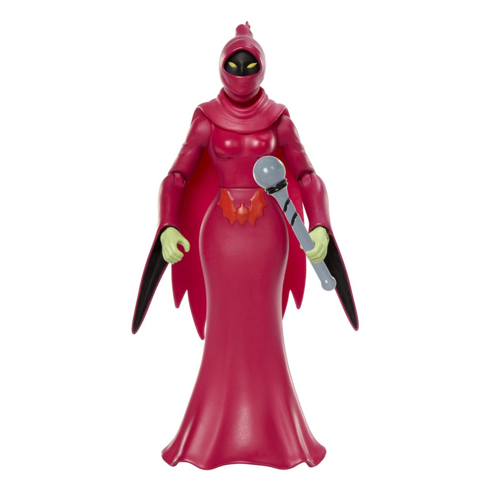 SHADOW WEAVER CARTOON COLLECTION MASTERS OF THE UNIVERSE ORIGINS. Las figuras de esta colección miden 5,5 pulgadas de alto y tienen 16 articulaciones móviles. Son altamente articuladas para una diversión imaginativa y orientada a la acción. ¡Al estilo Masters of the Universe! Los fanáticos de toda la vida apreciarán tanto los detalles de diseño vintage que honran la herencia de esta querida franquicia de aventuras como las actualizaciones de diseño que agregan una mirada emocionante al futuro. ¡Cada figura viene con un accesorio de batalla y un mini cómic de una serie que explora nuevas historias y presenta héroes, villanos y aliados en la eterna batalla entre el bien y el mal! A los aficionados les encantará el embalaje retro de estilo clásico. Esté atento a los nuevos personajes que están por llegar y seleccione una colección para jugar e intercambiar.