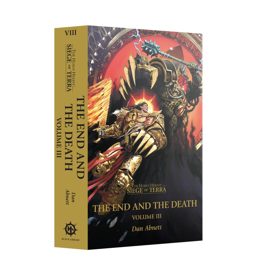 The end and the death: volume iii the horus heresy: siege of terra book 8 (paperbook) (inglés) warhammer. Solo en inglés. Siege of terra book 8, part 3 it all comes down to this final confrontation – the emperor versus the warmaster. The father versus the son. After 63 novels and a slew of short stories, omnibuses, audio dramas, and more – this is the end and the death. Read it because the horus heresy series reaches its dramatic climax. After years of civil war, the emperor and horus clash aboard the vengeful spirit in an epic battle of blades, wits, and wills. See how the greatest conflict of the age plays out, and follow fan-favourite characters from across the saga as they desperately try to influence the outcome.