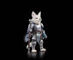 BYLUR FROSTFURR MYTHIC LEGIONS HORROR OF EINSAMALL. Aunque el diminuto Bylur Frostfurr es bien conocido por los habitantes de Einsmall como el mejor rastreador del Norte, la raza Vulpyne nunca ha sido vista en Mythoss fuera de ese asentamiento del Lejano Norte. Veloz y con sentidos asombrosos, Bylur demuestra de inmediato su valía en la búsqueda de lo que sea que esté atacando a Einsamall. Guiando al grupo a la guarida oculta del Orco de la Tundra, principal sospechoso de los brutales asesinatos, los héroes descubren un secreto monstruoso y se dan cuenta de que su problema podría ser mucho mayor de lo que imaginaban.