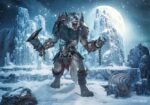 GARMYR THE HORROR OF EINSAMALL MYTHIC LEGIONS HORROR OF EINSAMALL. Las antiguas sagas de las Tierras del Norte hablan de una criatura monstruosa conocida como Fenrirkynn. Estas imponentes bestias, supuestamente descendientes del Gran Lobo, no han tenido un avistamiento confirmado en Mythoss desde hace siglos, y su existencia se consideró ficción hace mucho tiempo. Al contemplar al monstruo lobuno que se alza ante ellos, los supervivientes de los ataques a Einsamall saben que los Ferrirkynn son muy reales y que corren un grave peligro.