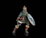 HALVARD OF FROTHVAR MYTHIC LEGIONS HORROR OF EINSAMALL. Es uno de los guerreros ferozmente leales y valientes que siguieron a Attlus el Conquistador desde Frothvar, el gran salón de hidromiel de Bjorngar, para luchar en la Segunda Gran Guerra de Mythoss. Desde el final de esa guerra, Halvard ha servido como enviado de la Casa del Oso Noble a las Legiones de la Luz. Estacionado en el Castillo de los Cuatro Lados, está presente cuando llega el informe de Einsamall. Se ofrece voluntario para unirse a los aventureros enviados a ese remoto asentamiento del norte para investigar los informes de un horror sin nombre que ha estado aterrorizando a sus residentes. Conocedor de los peligros del gélido Norte, Halvard de Frothvar está preparado para enfrentarse a cualquier pesadilla que Einsamall le depare.