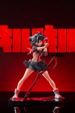 RYUKO MATOI: TRANSFORMATION KILL LA KILL 1/7. Good Smile Arts Shanghai presenta esta figura de Ryuko Matoi con su uniforme Sailor Senketsu, muestra a la protagonista del anime "Kill la Kill" en el momento de su transformación. La figura mide aproximadamente 23 cm a escala 1/7 y captura el instante de forma dinámica gracias al esculpido de su ropa y pelo. Incluye base expositora con el logotipo del anime y el aspecto de estar rota por la espada tijera.