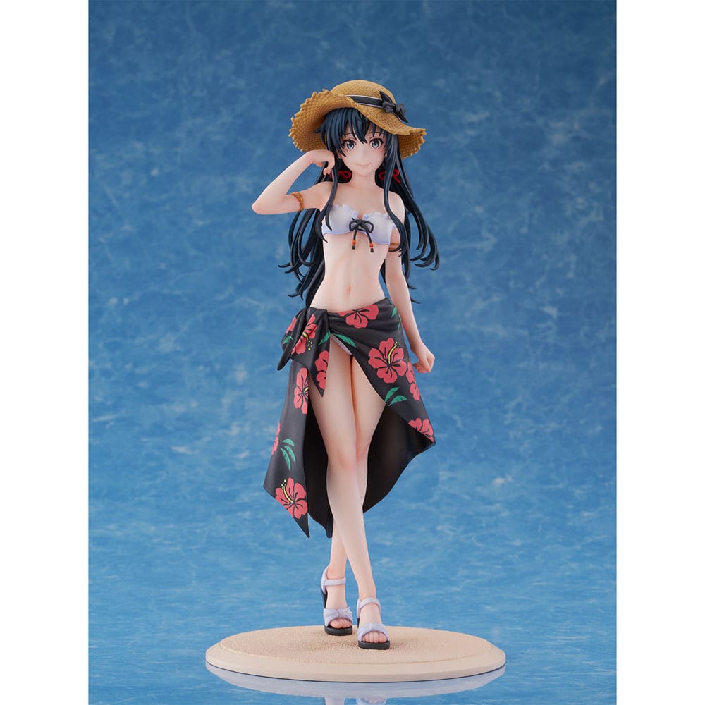 Yukino yukinoshita swimsuit my teen romantic comedy snafu. Estatua en escala 1/6 del anime ´my teen romantic comedy snafu too´, fabricada en pvc, tamaño aprox. 26 cm. Viene con base en una caja con ventana.
