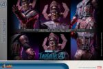 GALACTUS JUMBO SOFVI THE FANTASTIC FOUR: FIRST STEPS HOT TOYS 1/6. Marvel Studios presenta a su Primera Familia en Los Cuatro Fantásticos: Primeros Pasos, un elegante reinicio inspirado en los años 60 que combina el retrofuturismo con emocionantes aventuras de superhéroes. En Los Cuatro Fantásticos: Primeros Pasos, Galactus emerge como una amenaza cósmica de una magnitud inimaginable, poniendo a prueba el poder y la unidad de los Cuatro Fantásticos. Su gigantesca presencia domina la pantalla, y ahora domina tu estantería. Hoy, Hot Toys presenta una nueva línea de productos: la Serie Sofvi Masterpiece, que se centra en figuras de vinilo de alta calidad con un encanto artesanal único. Nos enorgullece presentar la figura Galactus Jumbo Sofvi. Fabricada en vinilo, la figura mide unos imponentes 70 cm de altura y cuenta con 6 puntos de articulación.
