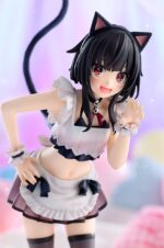 MEGUMIN LIGHT NOVEL CATGIRL MAID VERSION KONO SUBARASHII SEKAI NI SYUKUFUKU WO! Kadokawa presenta la figura de Yunyun en su versión Light Novel Negligee, basada en una ilustración especial por el 10.º aniversario de "KonoSuba: God's Blessing on This Wonderful World!". Esta figura mide aproximadamente 15,5 cm y está fabricada en plástico pintado. Muestra a Yunyun con una expresión tímida y un conjunto de lencería semitransparente que revela parte del abdomen. Incluye base para exposición. Ideal para exponer con MEGUMIN LIGHT NOVEL CATGIRL MAID VERSION KONO SUBARASHII SEKAI NI SYUKUFUKU WO! (Se venden por separado).