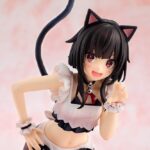 MEGUMIN LIGHT NOVEL CATGIRL MAID VERSION KONO SUBARASHII SEKAI NI SYUKUFUKU WO! Kadokawa presenta la figura de Yunyun en su versión Light Novel Negligee, basada en una ilustración especial por el 10.º aniversario de "KonoSuba: God's Blessing on This Wonderful World!". Esta figura mide aproximadamente 15,5 cm y está fabricada en plástico pintado. Muestra a Yunyun con una expresión tímida y un conjunto de lencería semitransparente que revela parte del abdomen. Incluye base para exposición. Ideal para exponer con MEGUMIN LIGHT NOVEL CATGIRL MAID VERSION KONO SUBARASHII SEKAI NI SYUKUFUKU WO! (Se venden por separado).