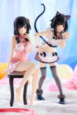 YUNYUN LIGHT NOVEL NEGLIGEE VERSION KONO SUBARASHII SEKAI NI SYUKUFUKU WO! Kadokawa presenta la figura de Yunyun en su versión Light Novel Negligee, basada en una ilustración especial por el 10.º aniversario de "KonoSuba: God's Blessing on This Wonderful World!". Esta figura mide aproximadamente 15,5 cm y está fabricada en plástico pintado. Muestra a Yunyun con una expresión tímida y un conjunto de lencería semitransparente que revela parte del abdomen. Incluye base para exposición.  Ideal para exponer con MEGUMIN LIGHT NOVEL CATGIRL MAID VERSION KONO SUBARASHII SEKAI NI SYUKUFUKU WO! (Se venden por separado).