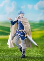 HIMMEL FRIEREN: BEYOND JOURNEY'S END FIGMA. Good Smile Company incorpora a su colección Figma la figura de Himmel basada en su aparición en el anime “Frieren: Beyond Journey’s End”. Mide aproximadamente 16 cm de alto e incluye: 3x placas faciales (sonriente, confidente y sonrisa con ojos cerrados), 6x manos intercambiables, 1x capa de tela, 1x réplica de su espada con funda,1x base hexagonal semitransparente con el logotipo de Figma y otras piezas para facilitar su exposición. Ideal para exponer con FRIEREN FRIEREN BEYOND JOURNEY’S END S.H. FIGUARTS RE-RUN (se venden por separado).