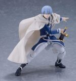 HIMMEL FRIEREN: BEYOND JOURNEY'S END FIGMA. Good Smile Company incorpora a su colección Figma la figura de Himmel basada en su aparición en el anime “Frieren: Beyond Journey’s End”. Mide aproximadamente 16 cm de alto e incluye: 3x placas faciales (sonriente, confidente y sonrisa con ojos cerrados), 6x manos intercambiables, 1x capa de tela, 1x réplica de su espada con funda,1x base hexagonal semitransparente con el logotipo de Figma y otras piezas para facilitar su exposición. Ideal para exponer con FRIEREN FRIEREN BEYOND JOURNEY’S END S.H. FIGUARTS RE-RUN (se venden por separado).