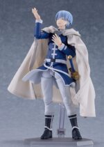 HIMMEL FRIEREN: BEYOND JOURNEY'S END FIGMA. Good Smile Company incorpora a su colección Figma la figura de Himmel basada en su aparición en el anime “Frieren: Beyond Journey’s End”. Mide aproximadamente 16 cm de alto e incluye: 3x placas faciales (sonriente, confidente y sonrisa con ojos cerrados), 6x manos intercambiables, 1x capa de tela, 1x réplica de su espada con funda,1x base hexagonal semitransparente con el logotipo de Figma y otras piezas para facilitar su exposición. Ideal para exponer con FRIEREN FRIEREN BEYOND JOURNEY’S END S.H. FIGUARTS RE-RUN (se venden por separado).