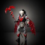 HORDAK MASTERS OF THE UNIVERSE NEW ETERNIA MASTERVERSE. ¡Es un momento emocionante para ser fan de Masters of the Universe! Tanto para los fans de toda la vida como para la nueva generación de niños amantes de la acción y la aventura, es hora de descubrir la emocionante acción y las aventuras de He-Man, Skeletor, los secretos del Castillo Grayskull y mucho más. ¡Esta figura de acción MOTU Masterverse Hordak está inspirada en la serie de televisión original She-Ra: La Princesa del Poder de los años 80 y celebra el 40 aniversario del programa! Diseñado a escala de 18 cm con 30 puntos de articulación, incluye alas articuladas extraíbles, escudo, bastón y un brazo cañón intercambiable con brazaletes de mano y muñeca. Su armadura incluye un arnés de pecho y un brazalete. El líder de la Horda del Mal presenta el alto nivel de detalle que esperan los coleccionistas y se presenta en una elegante caja con ventana, ideal para exhibir.