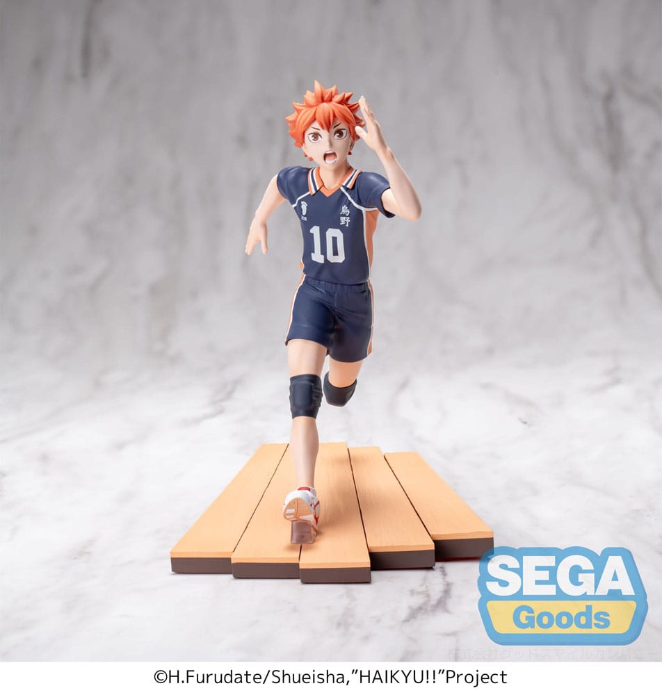 Shoyo hinata haikyu!! High premium. Estatua de "haikyu!! ". Fabricada en pvc, tamaño aprox. 15 cm. Viene con una base. Ideal para exponer junto a la figura tobio kageyama haikyu!! High premium.