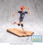 SHOYO HINATA HAIKYU!! HIGH PREMIUM. Estatua de "Haikyu!!". Fabricada en PVC, tamaño aprox. 15 cm. Viene con una base. Ideal para exponer junto a la figura TOBIO KAGEYAMA HAIKYU!! HIGH PREMIUM.
