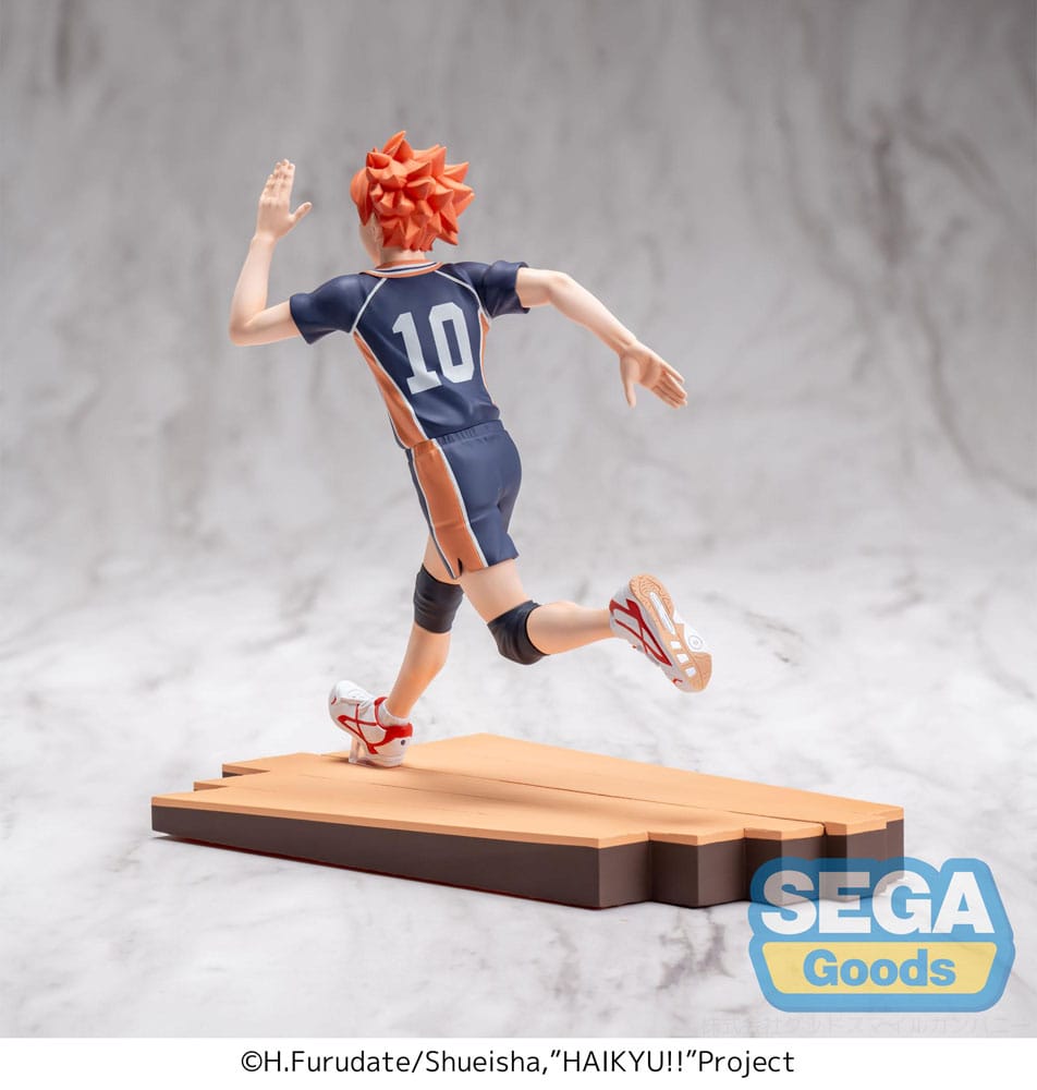 Shoyo hinata haikyu!! High premium. Estatua de "haikyu!! ". Fabricada en pvc, tamaño aprox. 15 cm. Viene con una base. Ideal para exponer junto a la figura tobio kageyama haikyu!! High premium.