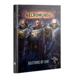 BASTIONS OF LAW (INGLÉS) WARHAMMER NECROMUNDA. Solo en inglés. Necromunda exists on the brink of complete societal collapse and revolution. The teeming masses outnumber their noble masters many times over, and even the staunchest defence wouldn't be enough to hold them back if they ever united. Enter the Palanite Enforcers – loyal to the spires, ruthless, and well-equipped, they suppress and subjugate the lawless, protecting their patrons by ensuring the status quo remains firmly in place. No depths of the underhive are truly safe from their domineering presence. This book peels back the veneer to uncover the brutal truth of the Palanite Enforcers, merciless soldiers whose remit is to impose law and order on the chaotic underhives in service to their noble masters. You'll find rules for different precincts, an exhaustive armoury, new scenarios to get them into the action, a fresh set of Hangers-on and Hired Guns, and loads more.