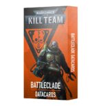 KILL TEAM: BATTLECLADE – DATACARDS (INGLÉS) WARHAMMER 40000. Solo en inglés. Battleclade kill teams disassemble their enemies in calibrated acts of aggression. With industrial tools, cybernetic systems, and deadly augmented weapons, servitors led by a Technoarcheologist and a Servitor Underseer are prepared to seize and protect assets vital to the Tech-Priesthood of Mars. This set of 32 cards will help you keep track of your Battleclade in games of Kill Team. There are individual cards for your team selection rules, operatives, faction rules, strategy and firefight ploys, and faction and universal equipment rules. They are an ideal way to easily check key information in the heat of battle.