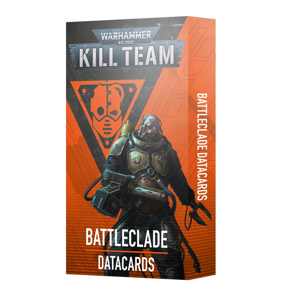 Kill team: battleclade – datacards (inglés) warhammer 40000. Solo en inglés. Battleclade kill teams disassemble their enemies in calibrated acts of aggression. With industrial tools, cybernetic systems, and deadly augmented weapons, servitors led by a technoarcheologist and a servitor underseer are prepared to seize and protect assets vital to the tech-priesthood of mars. This set of 32 cards will help you keep track of your battleclade in games of kill team. There are individual cards for your team selection rules, operatives, faction rules, strategy and firefight ploys, and faction and universal equipment rules. They are an ideal way to easily check key information in the heat of battle.