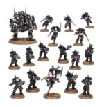 COMBAT PATROL: RAVEN GUARD WARHAMMER 40000. La Guardia del Cuervo emplea el sigilo y la inteligencia con gran eficacia, elaborando planes que les permiten golpear con fuerza y velocidad allá donde más daño haga. Esto les permite abrumar a sus rivales incluso con fuerzas reducidas: lanzan audaces asaltos que toman al enemigo por sorpresa y desaparecen con la misma velocidad, prestos a abalanzarse sobre su siguiente objetivo. Si quieres eliminar con presteza las amenazas al Imperium, esta caja es perfecta para empezar o ampliar una colección de la Guardia del Cuervo de forma más económica que comprando los kits por separado. Un móvil Capitán con propulsor de salto dirige la fuerza, acompañado por una unidad de Intercesores con propulsores de salto. Los Infiltradores y el Exoesqueleto Táctico Invictor proporcionan fuego de apoyo y toman objetivos clave. Estas 17 miniaturas de plástico representan una fuerza completa de la Guardia del Cuervo para usar en disputadas partidas del formato Patrulla de Warhammer 40,000. Puedes descargar de forma gratuita las reglas de esta Patrulla del sitio web de Warhammer Community.