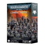 COMBAT PATROL: RAVEN GUARD WARHAMMER 40000. La Guardia del Cuervo emplea el sigilo y la inteligencia con gran eficacia, elaborando planes que les permiten golpear con fuerza y velocidad allá donde más daño haga. Esto les permite abrumar a sus rivales incluso con fuerzas reducidas: lanzan audaces asaltos que toman al enemigo por sorpresa y desaparecen con la misma velocidad, prestos a abalanzarse sobre su siguiente objetivo. Si quieres eliminar con presteza las amenazas al Imperium, esta caja es perfecta para empezar o ampliar una colección de la Guardia del Cuervo de forma más económica que comprando los kits por separado. Un móvil Capitán con propulsor de salto dirige la fuerza, acompañado por una unidad de Intercesores con propulsores de salto. Los Infiltradores y el Exoesqueleto Táctico Invictor proporcionan fuego de apoyo y toman objetivos clave. Estas 17 miniaturas de plástico representan una fuerza completa de la Guardia del Cuervo para usar en disputadas partidas del formato Patrulla de Warhammer 40,000. Puedes descargar de forma gratuita las reglas de esta Patrulla del sitio web de Warhammer Community.