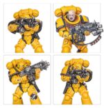 COMBAT PATROL: IMPERIAL FISTS WARHAMMER 40000. Los Puños Imperiales son conocidos por su estoica determinación y su dominio de la guerra de asedio, y por construir bastiones impenetrables. Prefieren el blindaje pesado y las líneas eficientes, negándose a ceder un milímetro de terreno por fuerte que sea la presión del enemigo. Si quieres defender con estoicismo el Imperium, esta caja es perfecta para empezar o ampliar una colección de Puños Imperiales de forma más económica que comprando los kits por separado. Liderados por un heroico Capitán y su escuadra de élite de Héroes de la Compañía, los Intercesores Pesados y los Exterminadores atraviesan el fuego enemigo más intenso. Una escuadra de Intercesores despacha cualquier resistencia que quede y toma objetivos clave. Estas 21 miniaturas de plástico representan una fuerza completa de Puños Imperiales para usar en disputadas partidas tácticas del formato Patrulla de Warhammer 40,000. Puedes descargar de forma gratuita las reglas de esta Patrulla del sitio web de Warhammer Community.