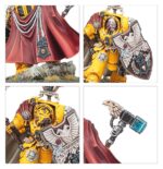 DARNATH LYSANDER RAVEN GUARD WARHAMMER 40000. Darnath Lysander atraviesa a sus enemigos como un buque de guerra surcando mares tempestuosos. Sostiene en alto su escudo de tormenta, Muralla, mientras golpea con el Puño de Dorn, y cada impacto de su martillo convierte a sus enemigos en una pasta viscosa, haciendo saltar por los aires filas enteras de guerreros. Y todo con una mirada impasible y una determinación inquebrantable. Con este kit multicomponente de plástico puedes montar a Darnath Lysander, un legendario guerrero de los Puños Imperiales para tus ejércitos de Marines Espaciales de Warhammer 40,000. Ataviado con una robusta armadura Exterminador y equipado con Muralla, su escudo de tormenta personalizado, Lysander atraviesa el fuego enemigo antes de descargar ataques devastadores con su martillo de trueno, el Puño de Dorn. Es ideal para dirigir tu fuerza a la victoria sobre el tablero de juego, y pintarlo será todo un desafío. Lysander viene con dos cabezas entre las que elegir: una con casco y otra descubierta.