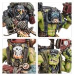 KOMMANDOS WARHAMMER 40000. Todos los Orkos de bien desconfían de los Komandoz: acechan sigilosamente al enemigo en vez de cargar de frente, y sienten una fascinación malsana por los cuchillos grandes y su aplicación en las espaldas, gargantas y tripas de la gente. Dicho esto, que una banda de Komandoz embosque al enemigo en mitad de una batalla sin duda tiene su utilidad. Con este kit multicomponente de plástico puedes montar 12 Komandoz, tipejoz ezkurridizoz para tus ejércitos de Orkos de Warhammer 40,000. A diferencia de los Orkos normales, hacen valer su sigilo para acechar al enemigo y asesinarlo a sangre fría, ofreciendo nuevas opciones tácticas a los Kaudillos más astutos (aunque no por ello menos brutales). Este kit altamente personalizable te permite montar 9 Komandoz armados con piztola y rebanadora, un Noble Jefazo, un Garrapato bomba y un Grot de diztrakzión. La caja trae un montón de opciones de montaje para que personalices tus miniaturas, así como bolsas de munición, granadas, cuchillos y armas enfundados, y hasta opciones de cabeza para algunos Komandoz.