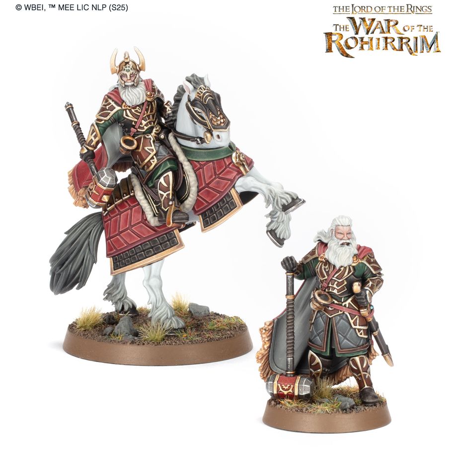 Helm hammerhand™ king of rohan™ middle-earth. Helm hammerhand es uno de los mayores reyes de la historia de rohan, y su nombre ha inspirado incontables leyendas y canciones sobre sus heroicas hazañas. Helm es un rey guerrero noble pero testarudo, poco dispuesto a tolerar faltas de respeto y con un temperamento que en ocasiones le juega malas pasadas. Este carácter impulsivo es el que le lleva a matar accidentalmente a freca después de que el señor de la marca occidental cuestione su autoridad. Un solo puñetazo de helm acabó al instante con la vida de freca. Cuando el hijo de este reúne un ejército para atacar edoras, helm lidera a sus guerreros en la defensa de la ciudad sin mostrar temor alguno mientras emplea su gran fuerza y destreza marcial para proteger a su pueblo y acabar con quien osa intentar usurpar el trono de rohan.
