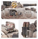 FELLBLADE SUPER-HEAVY BATTLE TANK WARHAMMER THE HORUS HERESY. Los Fellblades son tanques superpesados avanzados cuyo uso se extendió entre las Legiones de Marines Espaciales en las décadas previas a la Herejía de Horus. Son notables por su arcoreactor atomántico Mechanicum, su chasis de aleación de metaplas reforzado y su avanzado cañón acelerador, todo ello fruto de las tecnologías recuperadas por la humanidad durante las últimas conquistas de la Gran Cruzada. Con este kit multicomponente de plástico puedes montar un Fellblade Super-Heavy Battle Tank, un coloso de destrucción para tus ejércitos de Legiones Astartes de Warhammer: The Horus Heresy. Protegido por su grueso blindaje, puede soportar una cantidad de daño increíble, absorbiendo una potencia de fuego que destrozaría tanques menores. Como respuesta, el Fellblade accelerator cannon de la torreta puede erradicar fácilmente los vehículos y tropas del enemigo. Su armamento secundario es un demolisher cannon de barquilla, un arma temible por derecho propio. El Fellblade es ideal para dominar el campo de batalla y apoyar el avance de tu infantería. Esta imponente miniatura mide 131 mm x 252,5 mm, lo que la convierte en una pieza central impresionante para tu colección.