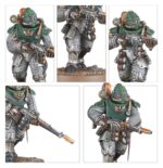 SOLAR AUXILIA: COMBAT FORCE WARHAMMER THE HORUS HERESY. La Solar Auxilia es una fuerza de combate de élite que confía en su superioridad numérica, tanto de infantería como de blindados pesados, para desgastar y eliminar a sus enemigos. Su equipo y accesorios están diseñados para luchar tanto en el vacío del espacio como en superficies planetarias, completamente sellados para protegerse del entorno, por hostil que sea. Si quieres mantener la línea para proteger al Emperador o unirte a la marcha para derrocarlo, esta caja es perfecta para empezar o ampliar una colección de la Solar Auxilia de forma más económica que comprando los kits por separado. Dentro encontrarás una Lasrifle Section, excelente para mantener objetivos y controlar el campo de batalla. Una Tactical Command Section los dirige en la batalla mientras los veloces Hermes Sentinels flanquean al enemigo. Un formidable Leman Russ Strike Tank proporciona fuego pesado de apoyo, forzando a tus enemigos a mantener la cabeza agachada con sus continuas andanadas.