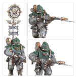 SOLAR AUXILIA: COMBAT FORCE WARHAMMER THE HORUS HERESY. La Solar Auxilia es una fuerza de combate de élite que confía en su superioridad numérica, tanto de infantería como de blindados pesados, para desgastar y eliminar a sus enemigos. Su equipo y accesorios están diseñados para luchar tanto en el vacío del espacio como en superficies planetarias, completamente sellados para protegerse del entorno, por hostil que sea. Si quieres mantener la línea para proteger al Emperador o unirte a la marcha para derrocarlo, esta caja es perfecta para empezar o ampliar una colección de la Solar Auxilia de forma más económica que comprando los kits por separado. Dentro encontrarás una Lasrifle Section, excelente para mantener objetivos y controlar el campo de batalla. Una Tactical Command Section los dirige en la batalla mientras los veloces Hermes Sentinels flanquean al enemigo. Un formidable Leman Russ Strike Tank proporciona fuego pesado de apoyo, forzando a tus enemigos a mantener la cabeza agachada con sus continuas andanadas.