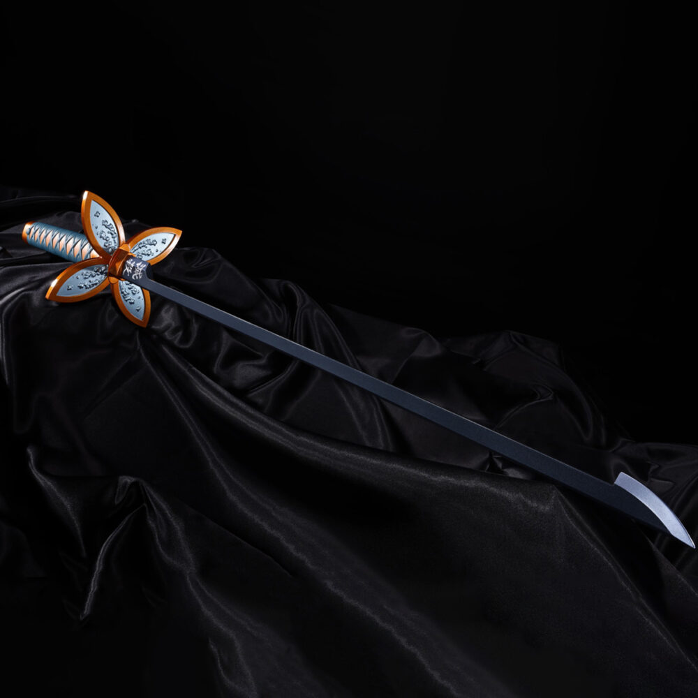 Nichirin sword shinobu kocho demon slayer: kimetsu no yaiba proplica. Tamashii nations presenta dentro de su línea proplica la réplica collectors shop a escala 1/1 de la espada nichirin de shinobu kocho del anime "demon slayer: kimetsu no yaiba" ("guardianes de la noche" en españa). Esta fiel recreación captura la elegancia del arma de la espadachina de élite con todo lujo de detalles. Incluye 2x modos de exhibición: shinobu kocho el pilar del insecto y castillo infinito. El set incluye 1x funda especial, 1x pedestal de exhibición y 1x manual de instrucciones. Fabricada en abs y piezas de fundición a presión, la espada mide aproximadamente 88 cm de largo. Incluye una gran variedad de sonidos, entre ellos, frases de la serie, temas musicales y efectos con listado incluido en el manual. Requiere 2x pilas aa (no incluidas). Unidades limitadas