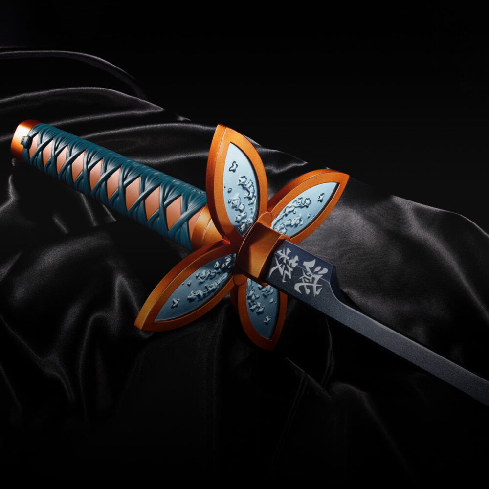 Nichirin sword shinobu kocho demon slayer: kimetsu no yaiba proplica. Tamashii nations presenta dentro de su línea proplica la réplica collectors shop a escala 1/1 de la espada nichirin de shinobu kocho del anime "demon slayer: kimetsu no yaiba" ("guardianes de la noche" en españa). Esta fiel recreación captura la elegancia del arma de la espadachina de élite con todo lujo de detalles. Incluye 2x modos de exhibición: shinobu kocho el pilar del insecto y castillo infinito. El set incluye 1x funda especial, 1x pedestal de exhibición y 1x manual de instrucciones. Fabricada en abs y piezas de fundición a presión, la espada mide aproximadamente 88 cm de largo. Incluye una gran variedad de sonidos, entre ellos, frases de la serie, temas musicales y efectos con listado incluido en el manual. Requiere 2x pilas aa (no incluidas). Unidades limitadas