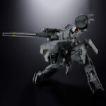 METAL GEAR REX METAL GEAR SOLID CHOGOKIN. amashii Nations incorpora a la línea Chogokin el icónico Metal Gear REX del videojuego "Metal Gear Solid". Esta figura mide unos 17,5 cm de altura y combina ABS con piezas fabricadas con una aleación metálica que le proporciona una textura y una solidez similares a las de un arma. Cuenta con una carcasa detallada con patrones de camuflaje pintados, un cañón de riel de aproximadamente 26 cm, movilidad independiente en las púas de fundición, numerosas articulaciones en sus piernas y funciones de iluminación integradas en su cabeza. Incluye un pedestal especial para exposición con dos tipos de articulaciones de soporte. Requiere 3x pilas LR44 (incluidas para prueba). UNIDADES LIMITADAS.