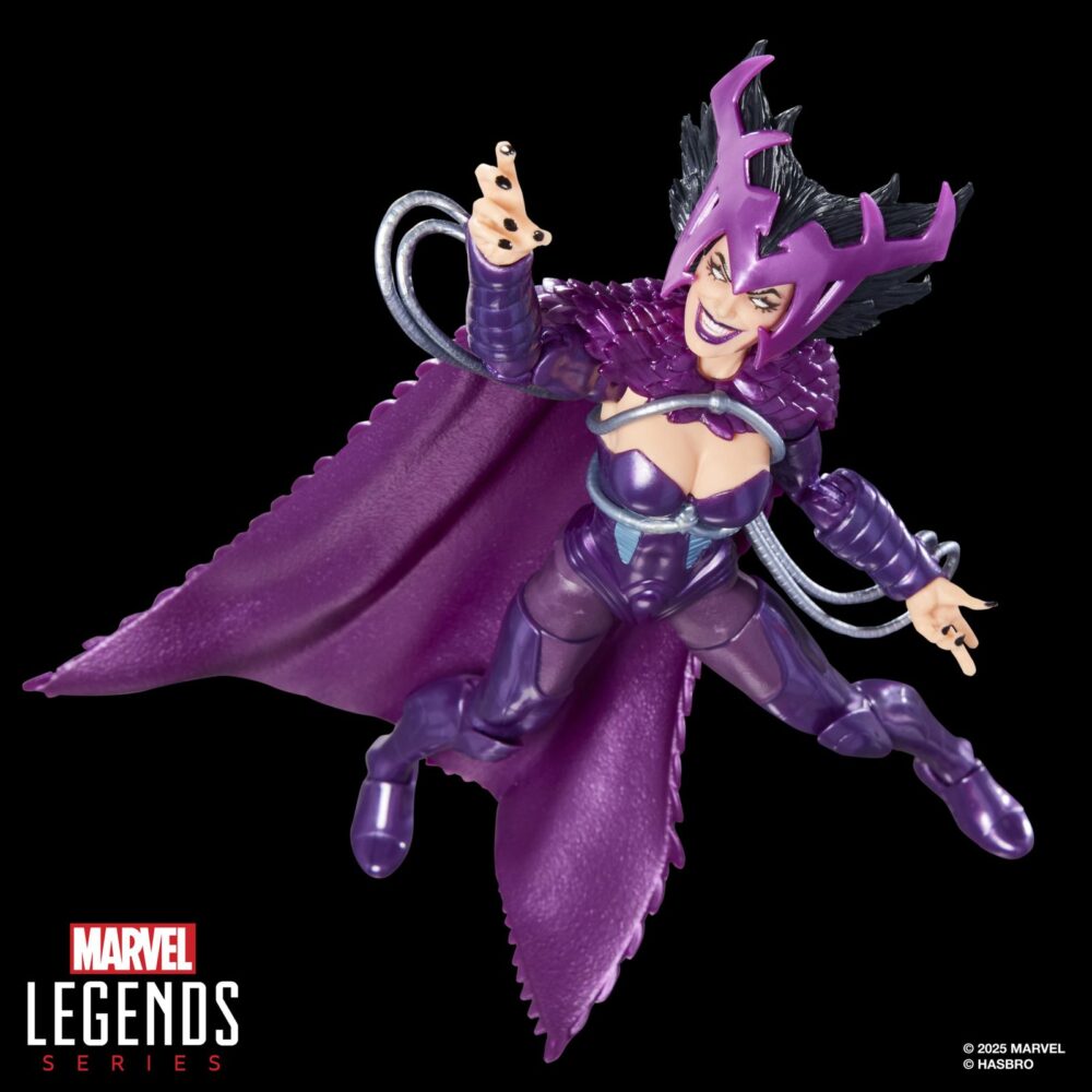 Deathbird and marvel’s gladiator x-men marvel legends. Hasbro añade a la colección marvel legends series este set de figuras de deathbird y gladiator, dos de los miembros más poderosos de la raza alienígena shi'ar. Son conocidos en españa como ave de muerte y gladiador por su aparición en las colecciones de cómics relacionadas con los "x-men" de marvel. Ambas figuras miden 15 cm y presentan un diseño detallado con más de 20 puntos de articulación para recrear poses de combate. El set también incluye 2x manos alternativas y 1x cabeza intercambiable con efecto de visión térmica para gladiator. Se presentan en una caja con ventana ilustrada. Unidades limitadas.