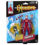 PHOENIX RACHEL SUMMERS EXCALIBUR MARVEL LEGENDS SERIES. Hasbro presenta en su colección Marvel Legends Series la figura de Rachel Summers como Fénix, inspirada en su aspecto en los cómics de "Excalibur". La figura mide 15 cm e incluye 1x réplica a escala del cómic con la portada de "Excalibur #1"de 1998, 4x manos intercambiables, 1x cabeza alternativa y 2x efectos de alas de fuego para recrear su transformación en Fuerza Fénix. Cuenta con más de 20 puntos de articulación para recrear diversas escenas. Se presenta en un blíster ilustrado estilo retro. UNIDADES LIMITADAS.