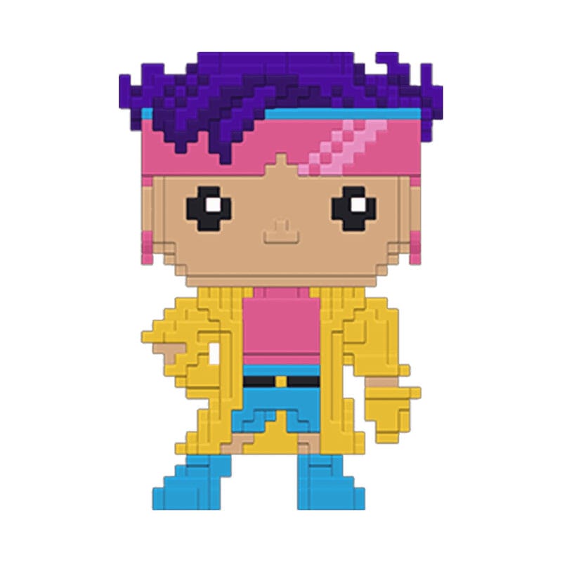 JUBILEE X-MEN ’97 8-BIT FUNKO POP. Figura de vinilo de la línea 'POP!', tamaño aprox. 9 cm. Es un verdadero tesoro para todos los fans de juegos y juguetes. Con su diseño único e inspirado en los famosos personajes de X-Men, esta figura es un imprescindible para cualquier coleccionista. Fabricada por la marca Funko, famosa por sus figuras de colección, es un producto de calidad superior. Los detalles cuidadosamente diseñados y el acabado impecable la convierten en una pieza de colección por derecho propio. Representa al personaje de Jubilee en un estilo retro 8-Bit, lo que le da un toque nostálgico y único. Es ideal para decorar tu estantería de juegos y juguetes, o para complementar tu colección de figuras Funko.
