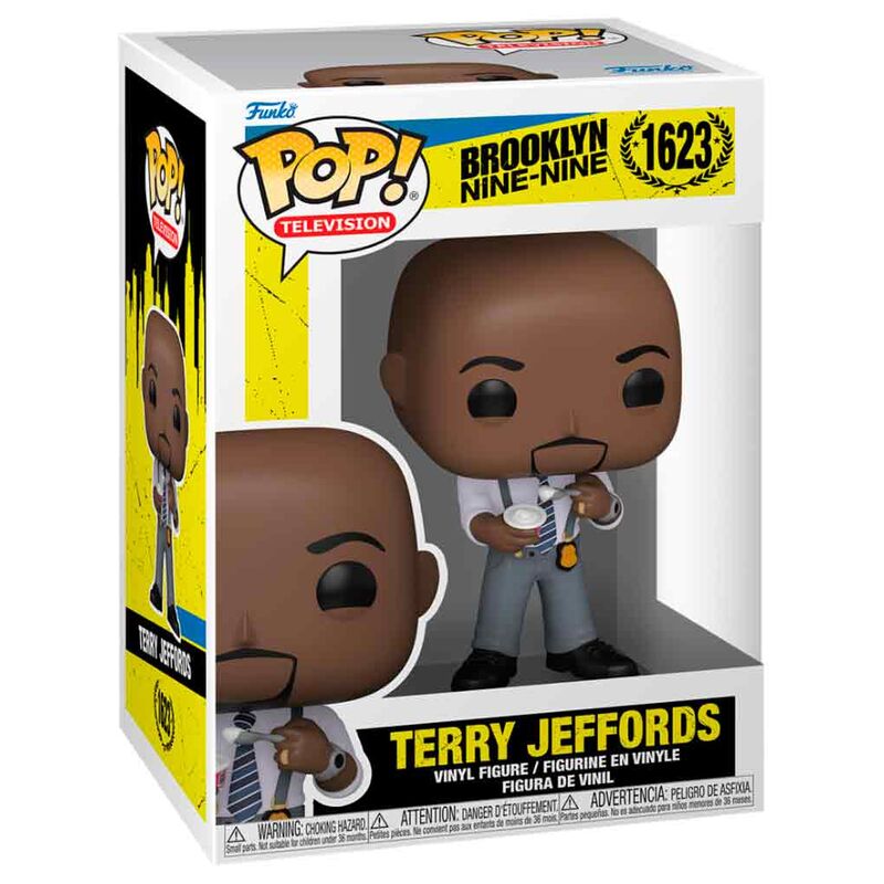 Terry jeffords brooklyn nine-nine funko pop. Figura de vinilo de la línea 'pop! ', tamaño aprox. 9 cm.