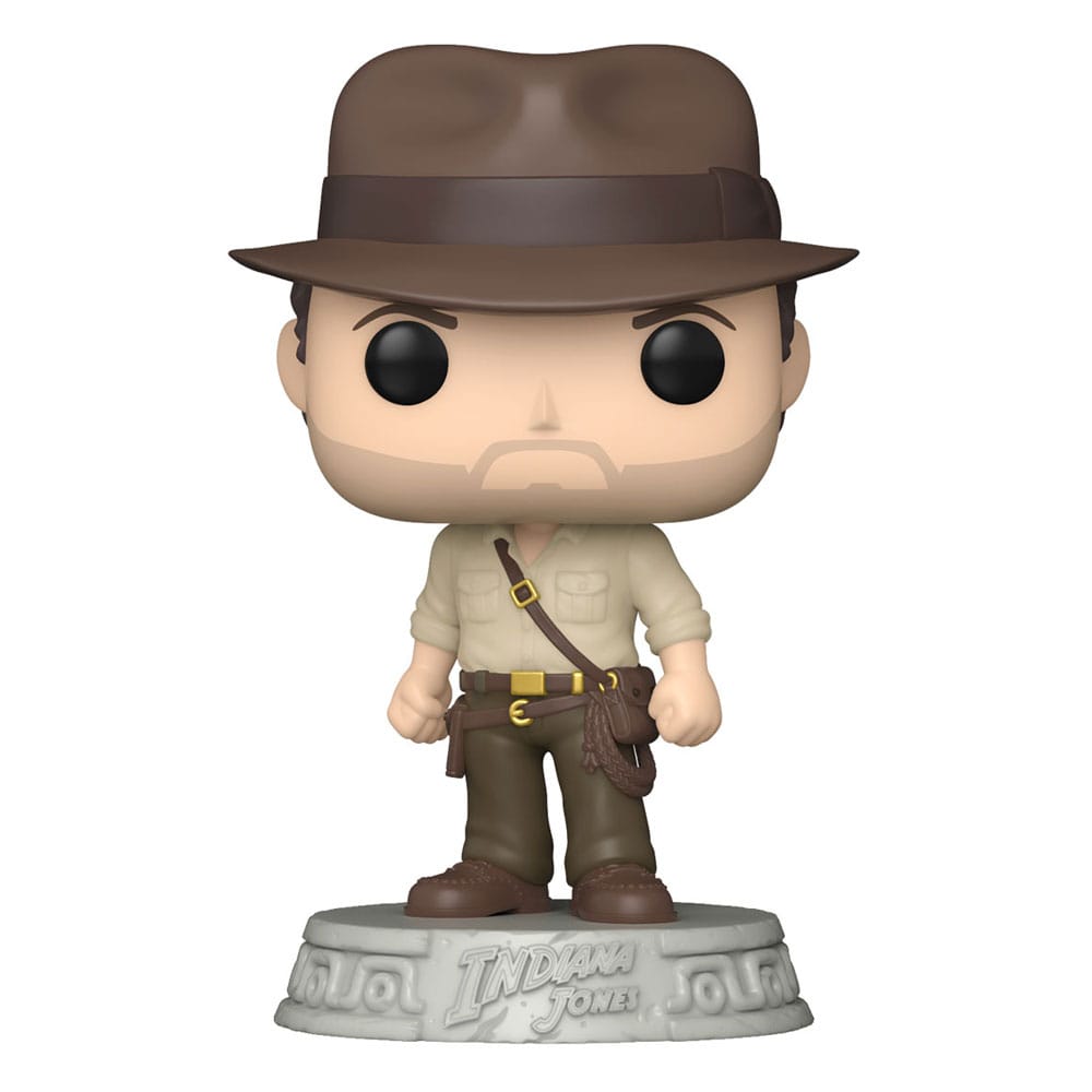 INDIANA JONES FUNKO POP. Figura de vinilo de la línea 'POP!', tamaño aprox. 9 cm. Este Funko Pop de Indiana Jones rinde homenaje al intrépido arqueólogo y aventurero. Completa tu colección con esta figura que evoca el espíritu de las clásicas películas.