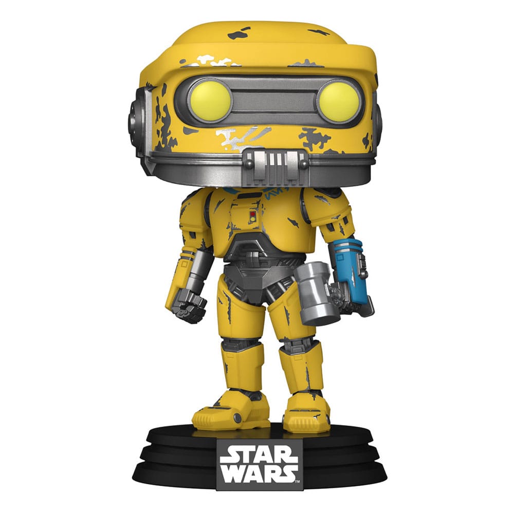 NED-B STAR WARS: OBI-WAN KENOBI FUNKO POP. Figura de vinilo de la línea 'POP!', tamaño aprox. 9 cm. El Imperio ha tomado el control de la galaxia, obligando a Obi-Wan Kenobi™ a esconderse en Tatooine™, donde es perseguido por los Inquisidores. Ahora, la Princesa Leia Organa™ está en problemas y, en su misión de rescatarla, Obi-Wan™ se ha topado con la Alianza Rebelde y su leal miembro, ¡Pop! ¡Ned-B! Este droide cargador está aquí para ayudar a la resistencia y a Obi-Wan™ en tu colección de Star Wars: Obi-Wan Kenobi™.